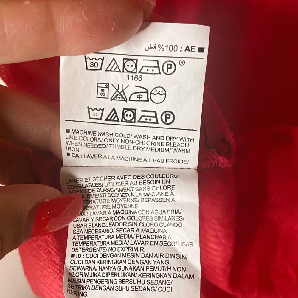 Old Navy Crimson-Red Tunic - Picture 11 of 11